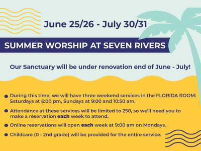Summer Worship Schedule 2022 Website